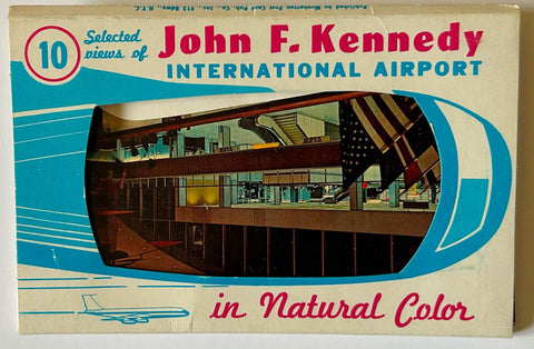John F. Kennedy International Airport 10 Postcard Folio (1964) - Lamoree’s Vintage