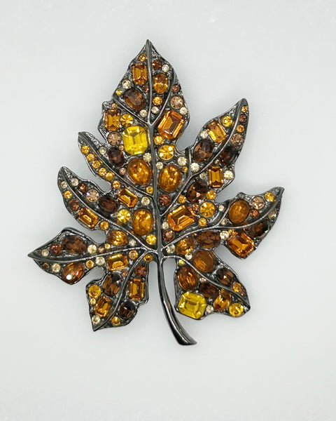 Colorful Vintage Kenneth Lane Autumn Brooch