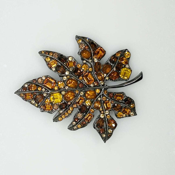 Colorful Vintage Kenneth Lane Autumn Brooch