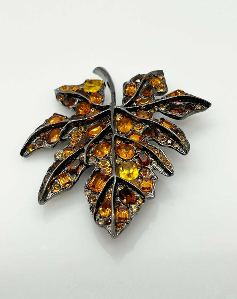 Colorful Vintage Kenneth Lane Autumn Brooch