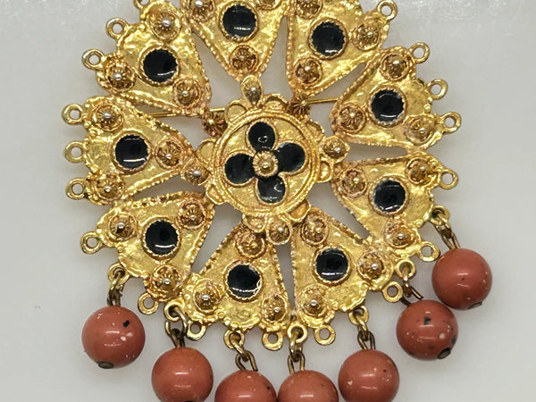 Renaissance Style Vintage Brooch by Craft