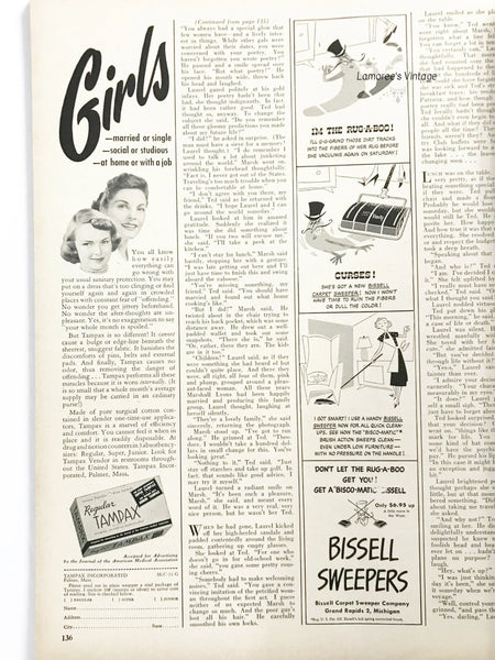 Perfect for 1950s lifestyle fans: our McCall's Magazine, March 1951 Fashion Advertisements offers vintage glamour and timeless inspiration. Shop today!