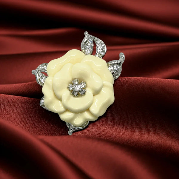 Nolan Miller Lara Luscious Camellia Brooch