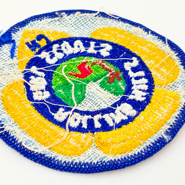 Girl Scouts patch with 'Rolling Hills Girl Scouts' text on a white background