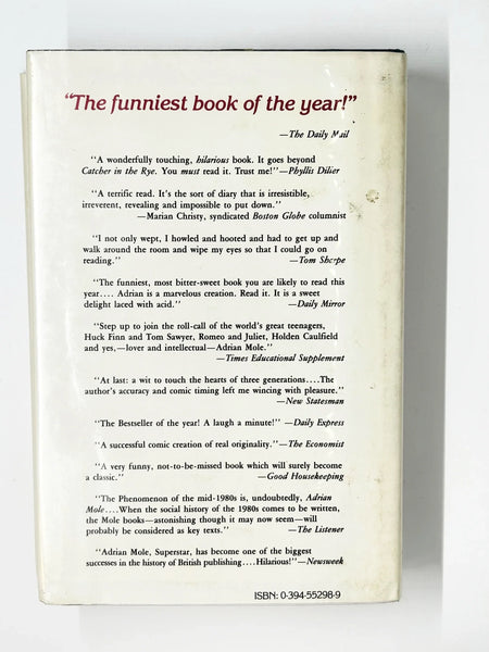  This volume is a compilation of the first two diaries in the series: The Secret Diary of Adrian Mole, Aged 13¾ and The Growing Pains of Adrian Mole. The stories follow a young teenager in 1980s Britain navigating adolescence, family trouble, and his ambitions to be a "misunderstood intellectual". 