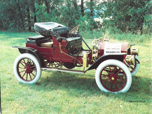 This is the January- February issue of the magazine of Antique Automobile afficiandos. Front cover 1909 Cadillac Roadster, inside front cover 1929 Franklin Touring; inside front cover 1929 Ford Town Sedan, 1909 Reo Roadster. These were all cars who participated in the 1979 Northland Glidden Tour