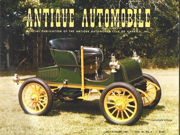Antique Automobile Magazine July August 1981