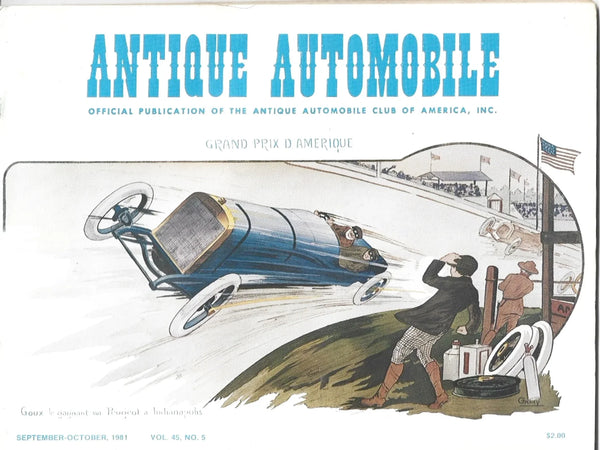 Antique Automobile Magazine September- October 1981