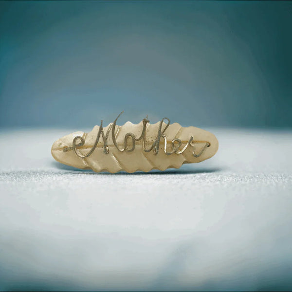 Antique Mother of Pearl "Mother" Brooch - Lamoree’s Vintage
