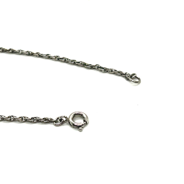 Glittering Art Deco Antique Open Back Crystal Necklace