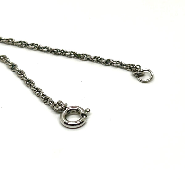 Glittering Art Deco Antique Open Back Crystal Necklace