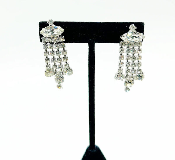 Vintage Standout Sparking Rhinestone Demi Parure