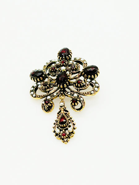 Vintage Victorian Revival ART Brooch