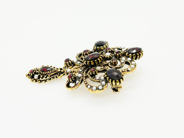 Vintage Victorian Revival ART Brooch