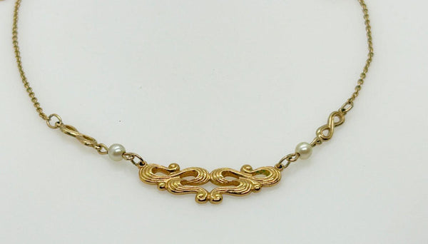 Vintage Avon Scroll Necklace