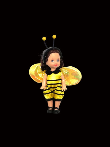 2001 Mattel Kelly Club Bumblebee Melody doll. &nbsp;Mattel (Kelly Club/Li'l Friends of Kelly). She wears a yellow and black striped bumblebee bodysuit with matching antenna headband and yellow wings