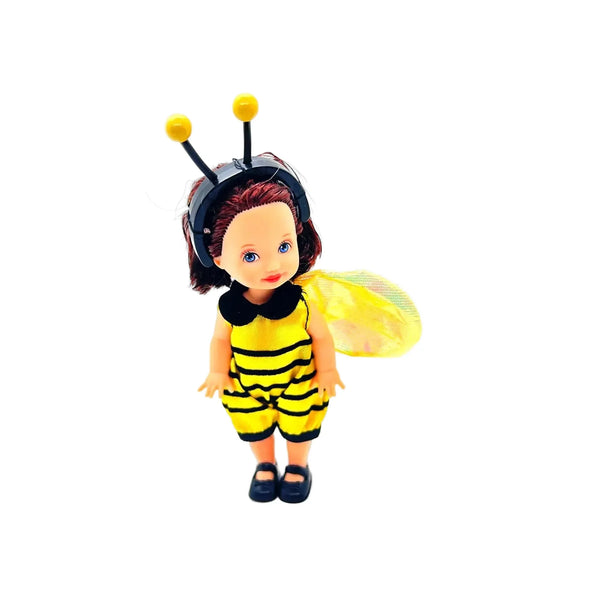 2001 Mattel Kelly Club Bumblebee Melody doll. &nbsp;Mattel (Kelly Club/Li'l Friends of Kelly). She wears a yellow and black striped bumblebee bodysuit with matching antenna headband and yellow wings