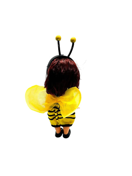 2001 Mattel Kelly Club Bumblebee Melody doll. &nbsp;Mattel (Kelly Club/Li'l Friends of Kelly). She wears a yellow and black striped bumblebee bodysuit with matching antenna headband and yellow wings