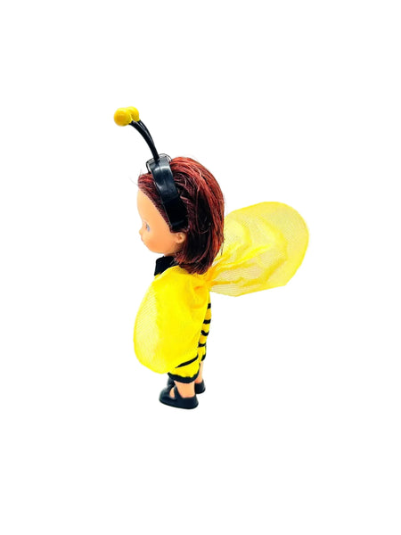 2001 Mattel Kelly Club Bumblebee Melody doll. &nbsp;Mattel (Kelly Club/Li'l Friends of Kelly). She wears a yellow and black striped bumblebee bodysuit with matching antenna headband and yellow wings