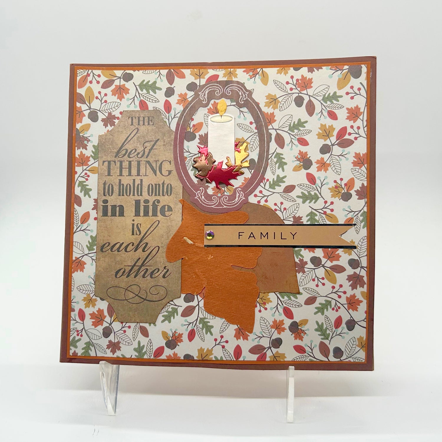 The Best Thing- Family Handcrafted Mixed Media Scrapbook Album