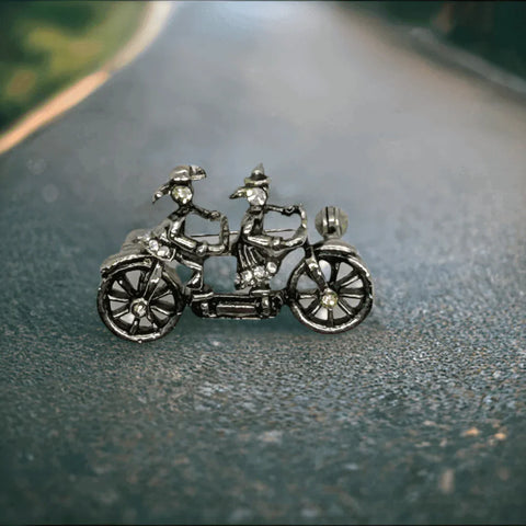 Bicycle Built for 2 Vintage Brooch - Lamoree’s Vintage