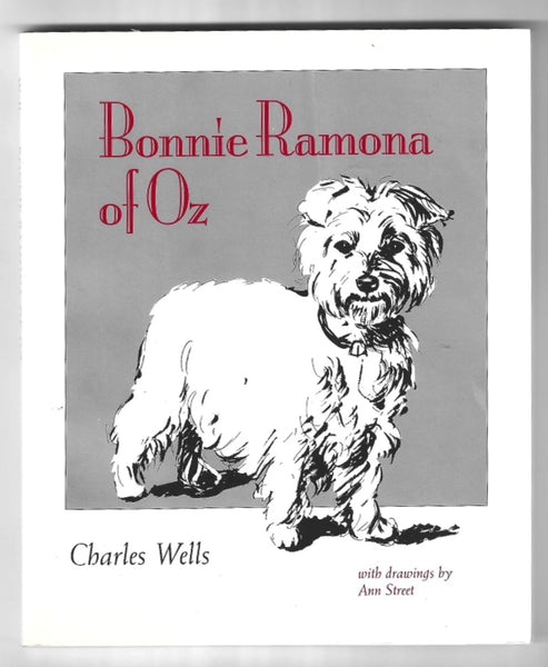 Book cover of 'Bonnie Ramona of Oz' with a dog illustration and text.
