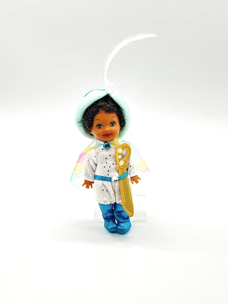 Mattel Kelly Club Tommy doll as Colonel Candy from the 2001 film Barbie in the Nutcracker. This collectible features Tommy, Barbie's friend, dressed in his iconic character costume