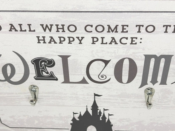 Disney Welcome Sign Disney Castle Welcome Sign Key Leashes Hook