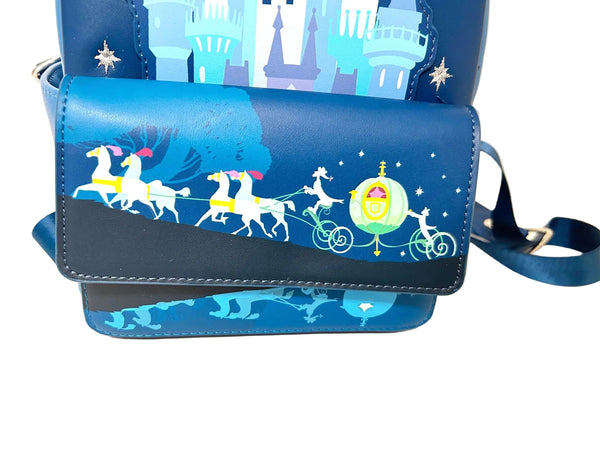 Loungefly Disney Cinderella Night Scene Glow Mini Backpack New (w/o tags) (2023)