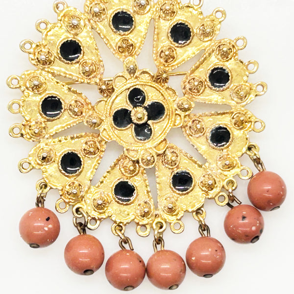 Renaissance Style Vintage Brooch by Craft