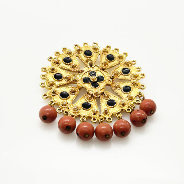 Renaissance Style Vintage Brooch by Craft