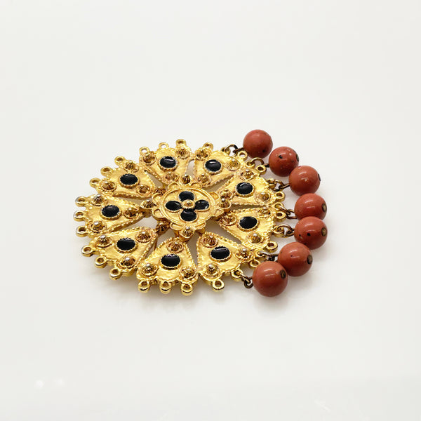 Renaissance Style Vintage Brooch by Craft