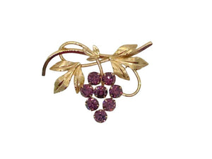 Exceptionally Pretty Van Dell 1/20 12kt G.F. Grape Cluster Brooch - Lamoree’s Vintage