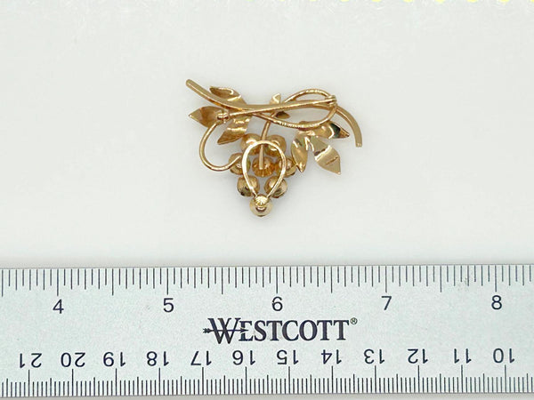 Exceptionally Pretty Van Dell 1/20 12kt G.F. Grape Cluster Brooch - Lamoree’s Vintage