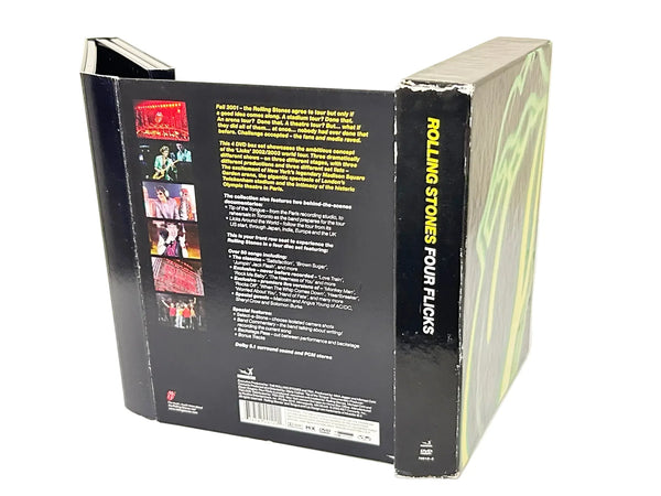 Perfect for Rolling Stones fans: our Rolling Stones- Four Flicks Tour DVD Set (2003) provides 9+ hours of career-spanning Licks World Tour concert footage & documentary. Shop today!