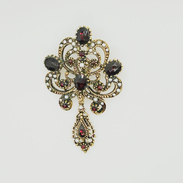 Vintage Victorian Revival ART Brooch