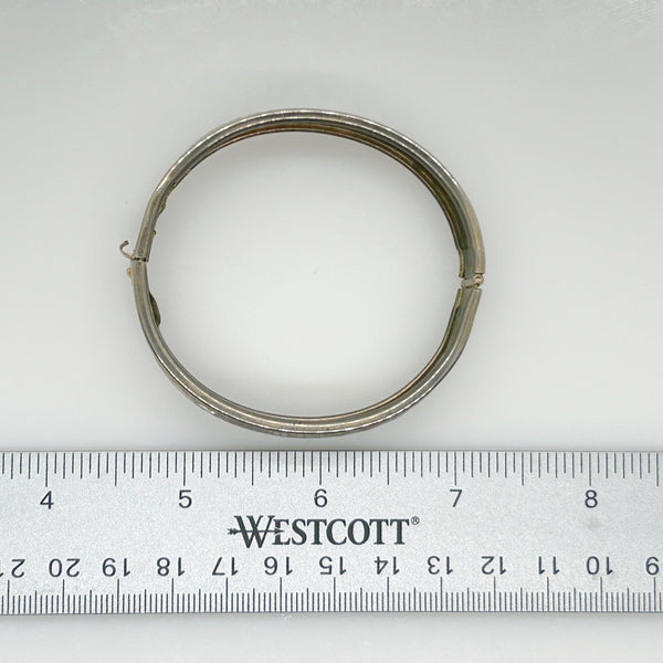 Vintage Engraved Gold Tone Bangle