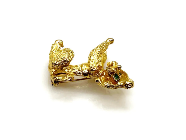 Imagine adding a touch of timeless charm and playful elegance to your everyday outfit with a vintage dog brooch that captures hearts at first glance. This delightful gold poodle brooch brings a sense of whimsy and nostalgia, evoking feelings of warmth and joy every time you wear it.