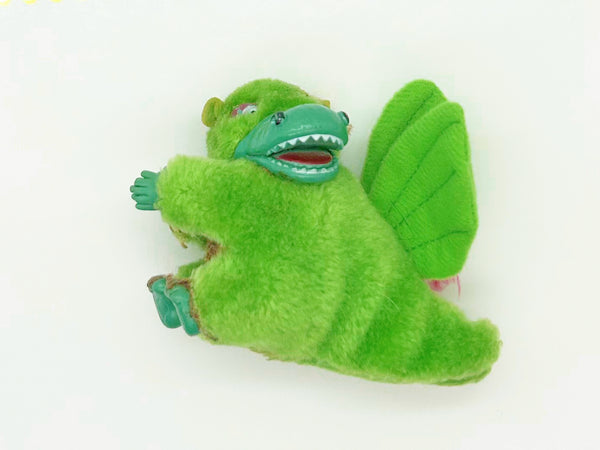 Vintage Cute Green Dragon Pencil Hugger Clip