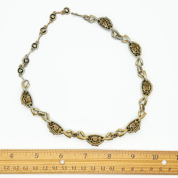 Unsigned Hollycraft Vintage Pastel Choker