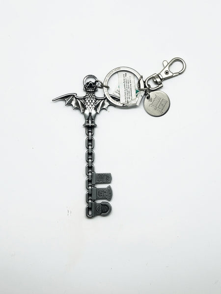 Perfect for Disney fans: our Disney Haunted Mansion Bat Key Chain provides a collectible, durable, bat wing design with iconic logo. Shop today!