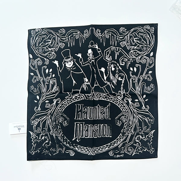 Two Disney Haunted Mansion Cotton Cloth Napkins (2014) NWT Set of 2
