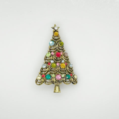 The Classic Hollycraft Christmas Tree Brooch!