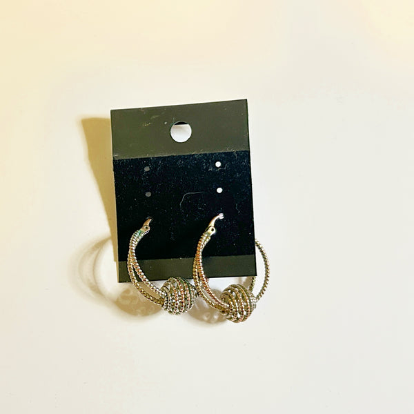 Assorted Fashion Pierced Earring Bulk Lot - 18 Pairs Gold & Silver Tone Statement Hoops