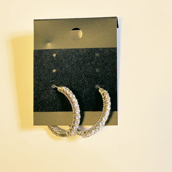 Assorted Fashion Pierced Earring Bulk Lot - 18 Pairs Gold & Silver Tone Statement Hoops