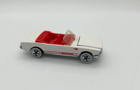 Hot Wheels White '65 Mustang Convertible (1989) - Lamoree’s Vintage