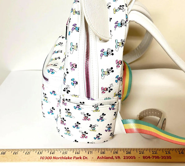 Loungefly Disney Pastel Rainbow Mickey Mouse Mini Backpack New (w/o tags) (2020)