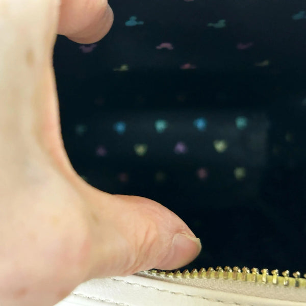  Enjoy the exclusive, pastel rainbow charm of our Loungefly Disney Pastel Rainbow Mickey Mouse Mini Backpack. Adjustable straps add comfort. Very hard to find