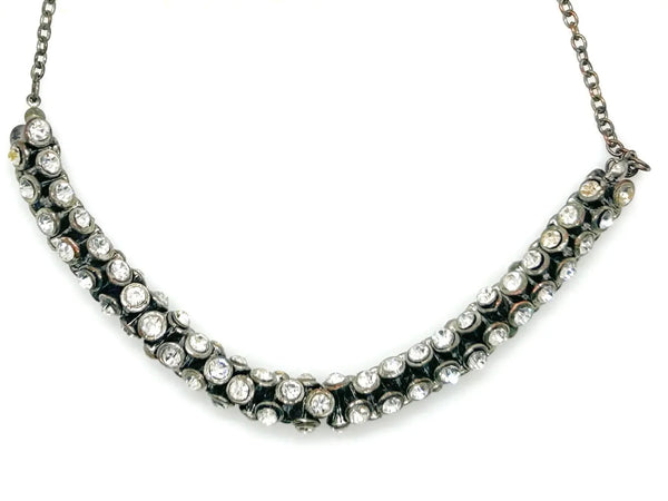 Perfect for those who appreciate quality craftsmanship: our Rolling Rhinestone Flexible Rhinestone Necklace provides elegant sparkle. Shop today