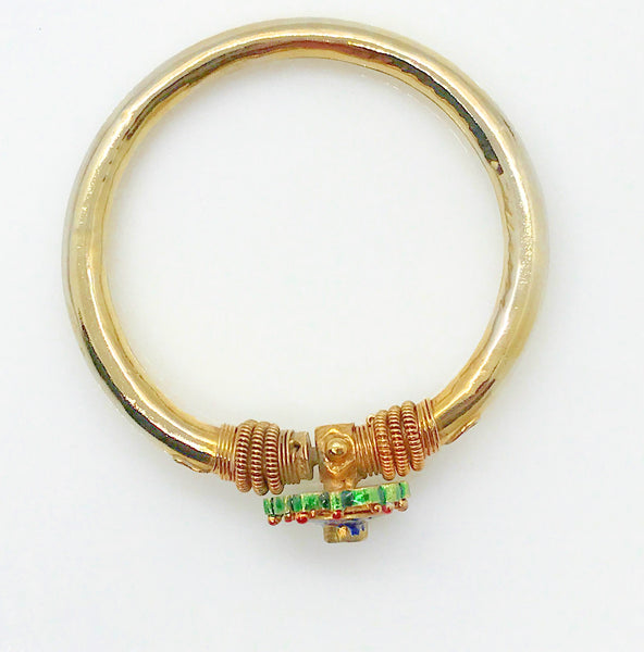 Enamelled Bracelet: Vintage Indian Style | Mughal Bangle
